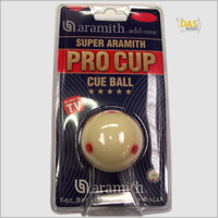  bal wit met rode stippen, Pro Cup cue ball 57.2 mm
